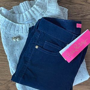 Lilly Pulitzer, 29” South Ocean High Rise Plush Skinny Pant, NWT